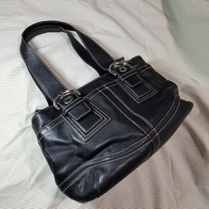 Coach M0751 F10911 Soho Leather Satchel Purse